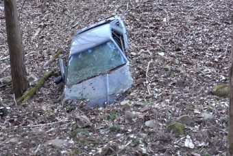 Eltemetett Toyota Suprát talált a blogger az erdőben