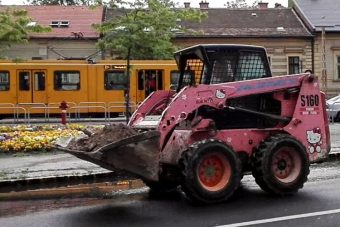 Meglestük a hónap legvidámabb munkagépét