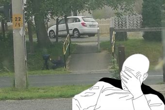 Fegyelmit kap az árokból traffipaxozó rendőr