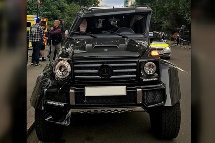 Prius ütközött G-Mercivel, a végeredmény váratlan volt