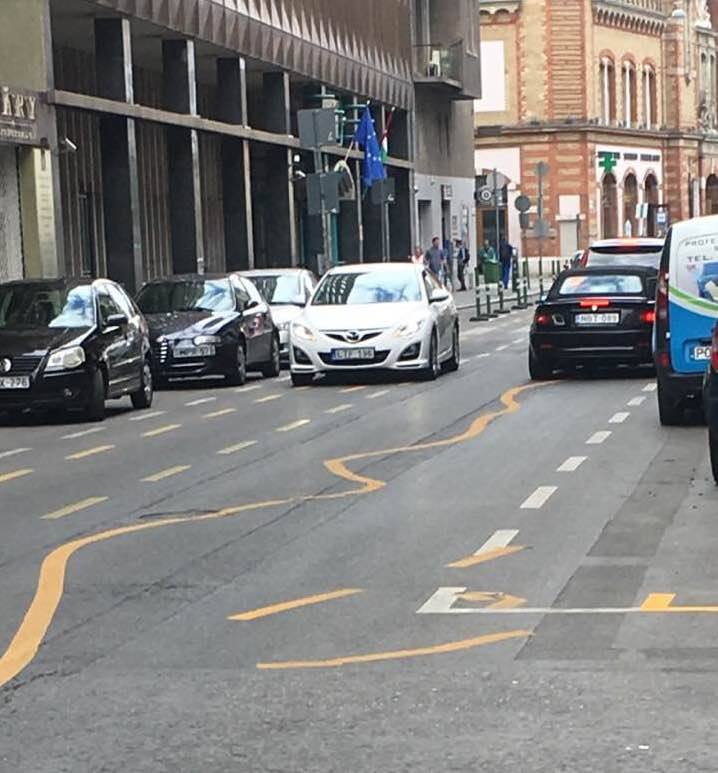 Vajon ki lehetett az a tehetség, aki felrajzolta ezeket a sávokat Budapesten? 1