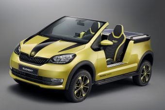 Örömautó városi Škodából