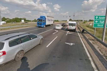 Tahóság a benzinkúton levágni az utat Budapest felé?