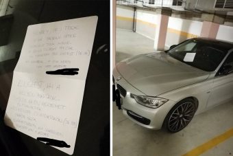 Meglepő cetlit írt a tisztességes pesti BMW-s