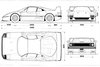 A Ferrari F40 mellé adott gyári kézikönyvre illene a 18-as karika