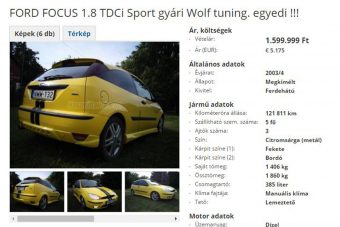 Eladó használt Ford Focus, ami veri a japánokat és a Golfokhoz képest WRC