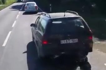 Vajon miért tartotta fel ilyen csúnyán ezt a magyar kamionost a két autós?
