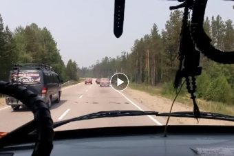 Fuvarozás, ahogy csak az oroszok tudnak Ladával