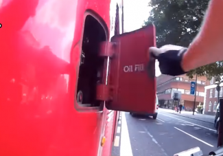 Egy egész buszon állt bosszút a sértett bringás