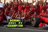 2001 - Schumacher már a Magyar Nagydíjon behúzta a bajnoki címet