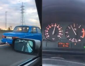 140 km/óránál simán előzött a Wartburg az autópályán