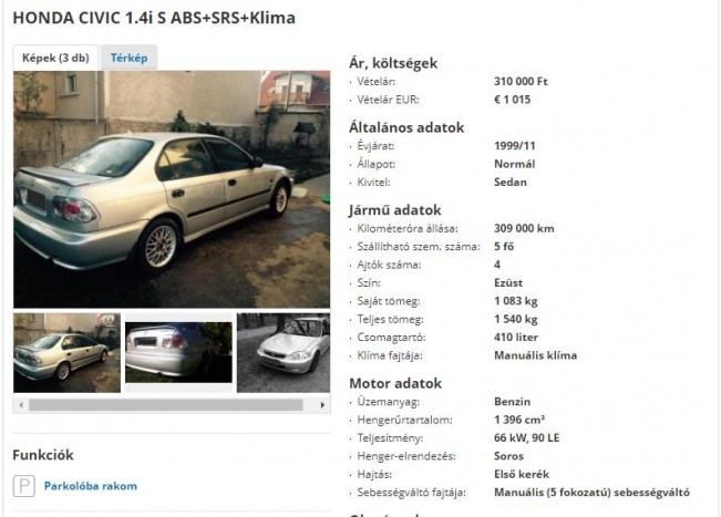 Anya nem tudja szépen lenyírni a füvet, valaki vegye meg ezt a patent Hondát