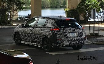 Közúton a 2018-as Nissan LEAF