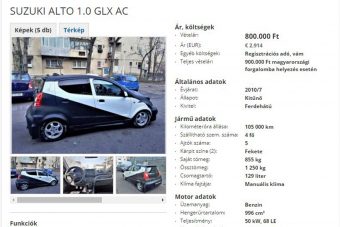 Szem nem marad szárazon ettől az eladó Suzukitól