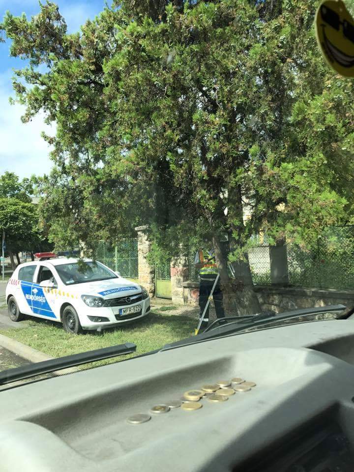 Ahogy ez a rendőr traffizott Szerencsen, attól sírni támad kedvünk 2