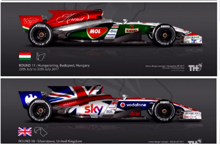 Vagány lett Magyarország Forma-1-es autója