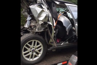 Ezt a roncsot látva elgondolkodsz a vezetés közbeni mobilozáson