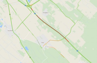 Baleset az M5-ösön, nagy a torlódás