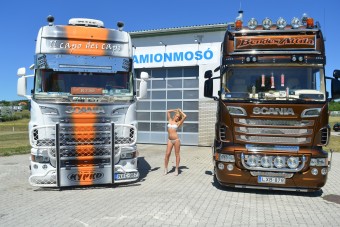 Szabó Zsófi miatt állt le egy forgalmas kamionmosó