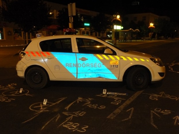 Szándékosan el akartak gázolni egy rendőrt Ózdon