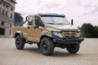 Nem ismer akadályt az új orosz pickup