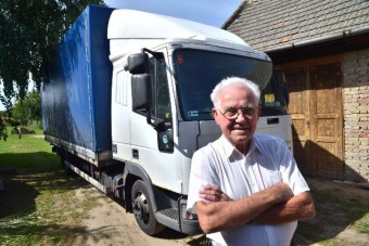 Imre bácsi 80 évesen hagyta abba a kamionozást