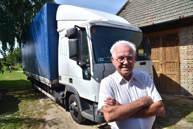 Imre bácsi 80 évesen hagyta abba a kamionozást
