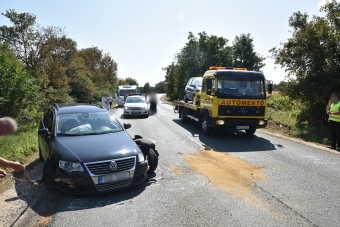 Elismerte, hogy balesetet okozott a 84-esen