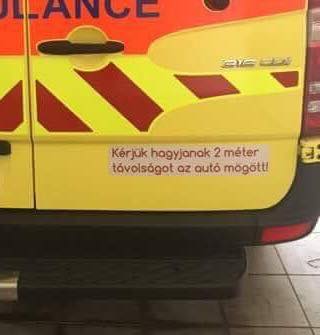 A magyar mentősök fontos intelemmel üzentek az autósoknak 1 | Vezess A magyar mentősök fontos intelemmel üzentek az autósoknak 1