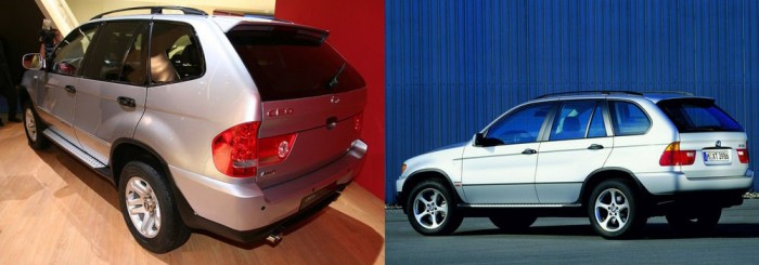 Shuanghuan CEO avagy BMW X5 kínai módra. A terebélyes SUV főleg a bajor típusból merít, de nyomokban tartalmaz némi Toyota Lad Cruisert is.