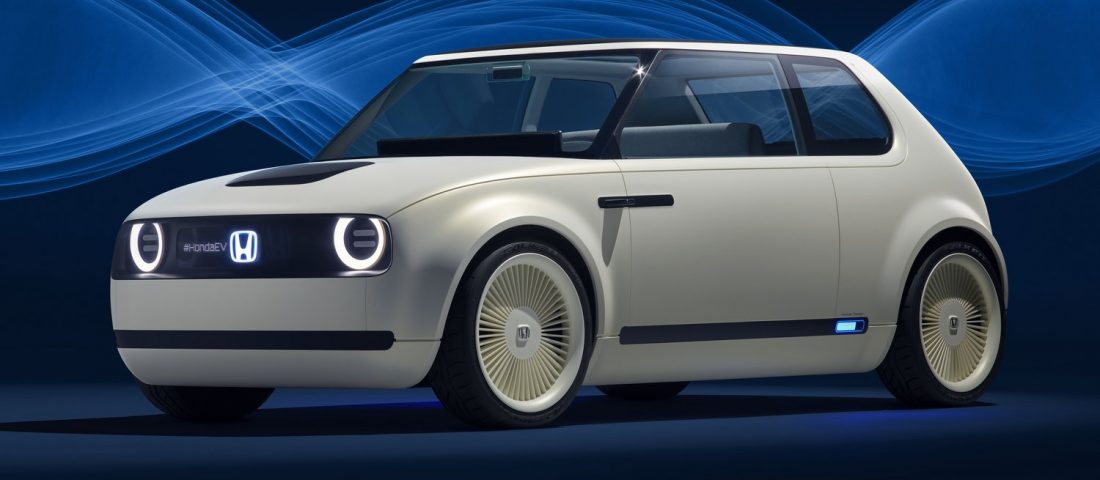 Retró hangulatú villanyautó a Hondától