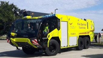 Csúcstechnikát képviselő tűzoltóautók állnak szolgálatba a ferihegyi reptéren