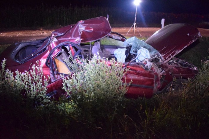 Durva balesetet okozott egy sms