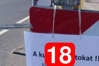 Nem fogta vissza magát a magyar útkezelőnek üzenő autós