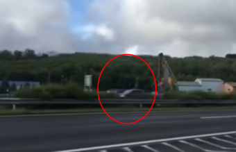 Életveszélyes manőver az M3-as autópályán