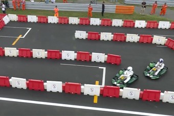 Gokartban alázták az F1-esek a focistákat