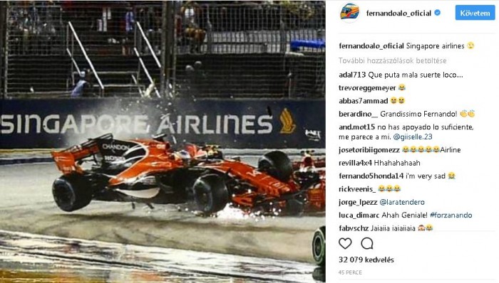 F1: Alonso elszállt, de nevet rajta 1