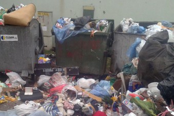 Szeméttenger az M1-esen, borzasztó állapotok