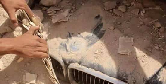 Elásott, páncélozott BMW került elő a föld alól 1