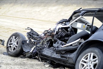 Megrázó fotókon az M2-esen történt tragédia