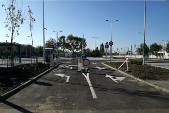 Fontos P+R parkoló újult meg Budapesten