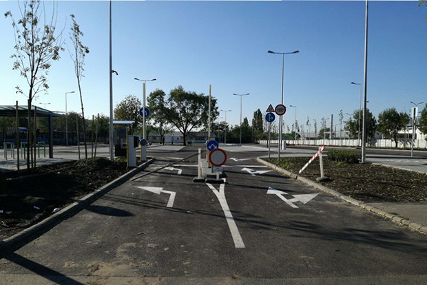 Fontos P+R parkoló újult meg Budapesten
