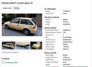 Nem sütőolaj van a motorban, és csirkét is csak egyszer szállítottak benne