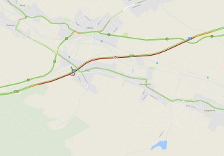 Hármas karambol az M3-ason, 3 kilométeres dugó