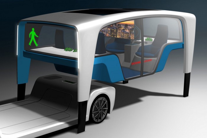 Cserélhető felépítményű villanyautó a Rinspeedtől 1