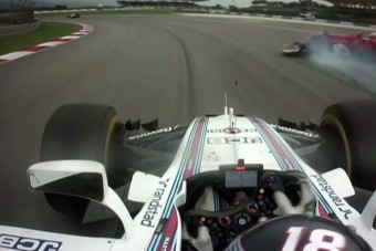 F1: Új videó a Stroll-Vettel ütközésről