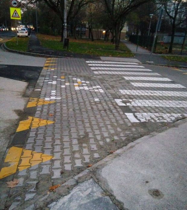Győrben véletlenül Tetrist csináltak egy zebrából 1 Győrben véletlenül Tetrist csináltak egy zebrából 1