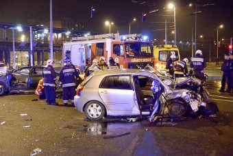 Képeken a kőbányai baleset