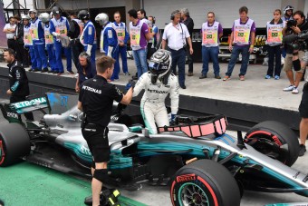 F1: Bottas a pole-on, Hamilton a falban végezte