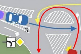 Sokaknak feladja a leckét ez a kereszteződés, te tudod, mi a helyes sorrend?